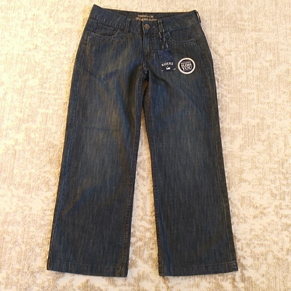 NEW Premium Riders by Lee Instantly Slims You Jeans 10P Blue - Picture 2 of 16